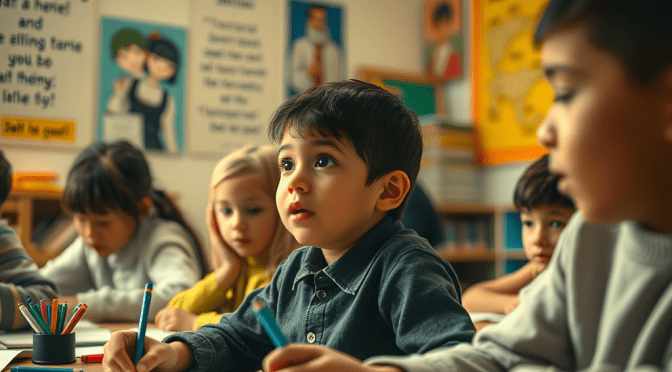 ¿Es difícil que un niño escriba un relato de principio a fin?