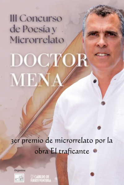 Cartel del III Premio del Concurso de Poesía y Microrrelatos del Doctor Mena.